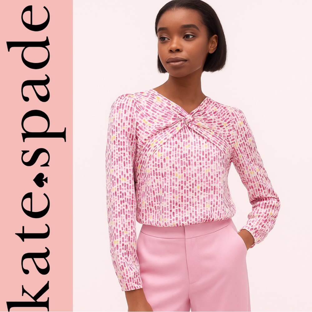 Kate Spade New York Marker Floral Devore Top, XS, NWOT!